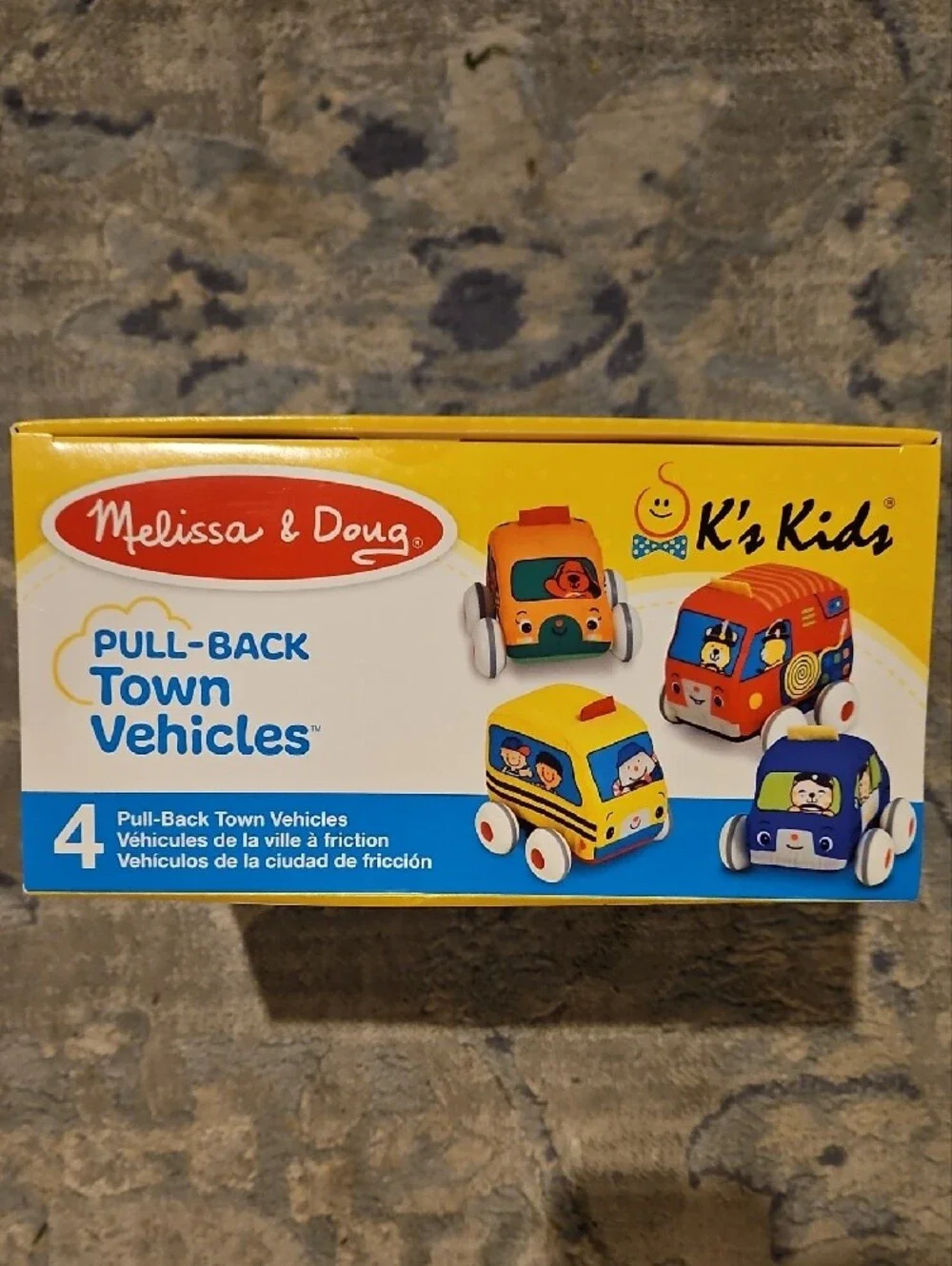 Melissa & Doug Pull-Back Town Vehicles Set